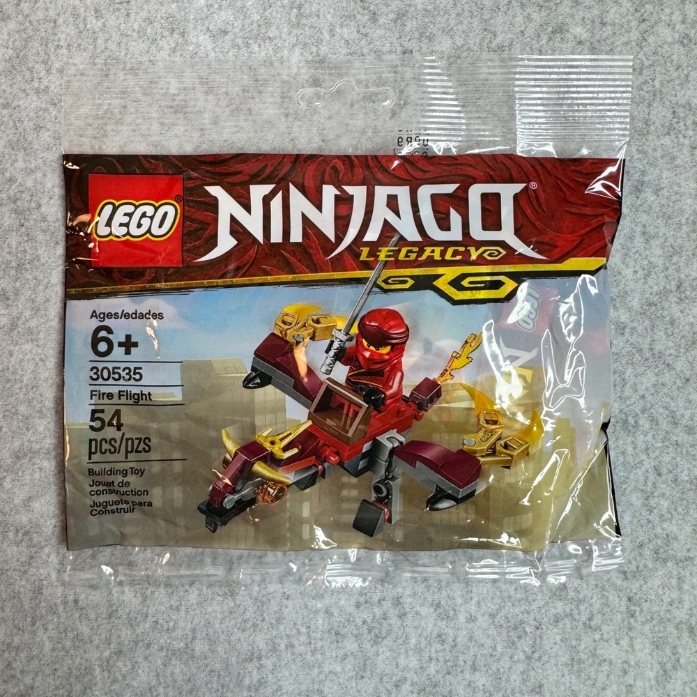 LEGO Ninjago Legacy Fire Flight 30535 Kai Dragon Polybag Set 54 Pcs Retired